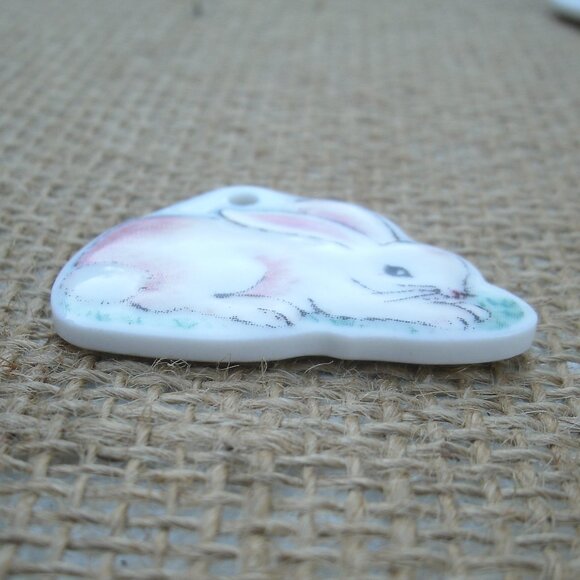 2001 Longaberger Small Easter Bunny Tie-On Charm for Basket - Picture 3 of 7